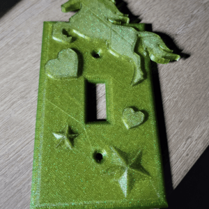 Unicorn lightswitch cover