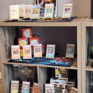 collector card holder stands