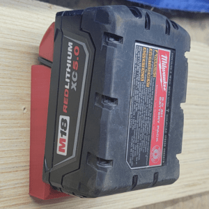 Milwaukee M18 single battery holder