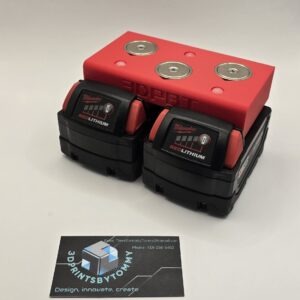 Magnetic M18 double battery holder