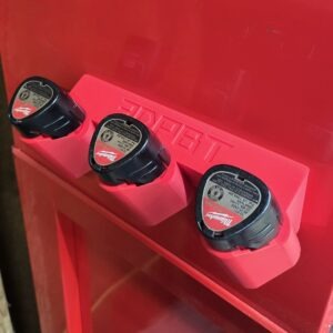 M12 triple "mag base" battery holder